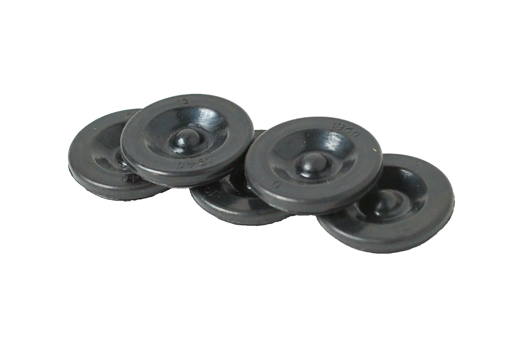 Rubber Grease Plugs for Hub Dust Cap fits all Dexter EZ Lube Axles - 5 Pack