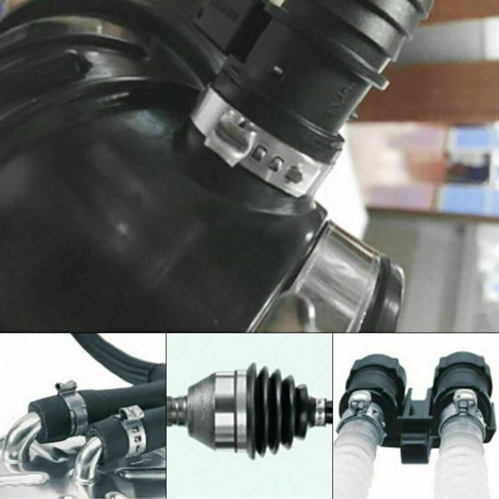 20 Pcs Universal Adjustable Axle CV Joint Boot Crimp Clamps Large + Small Kit US