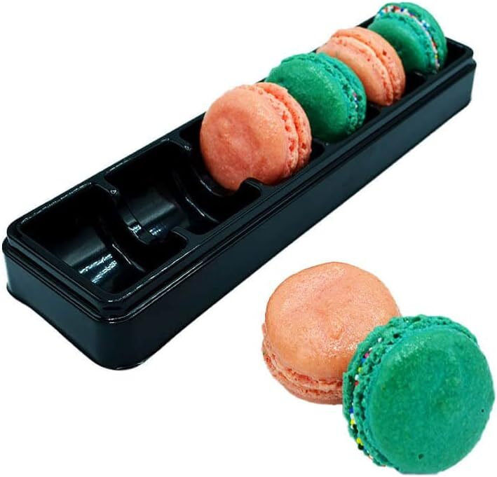 Vend Exchange Clear Plastic Macaron Containers - Fits 6 6 Macarons,