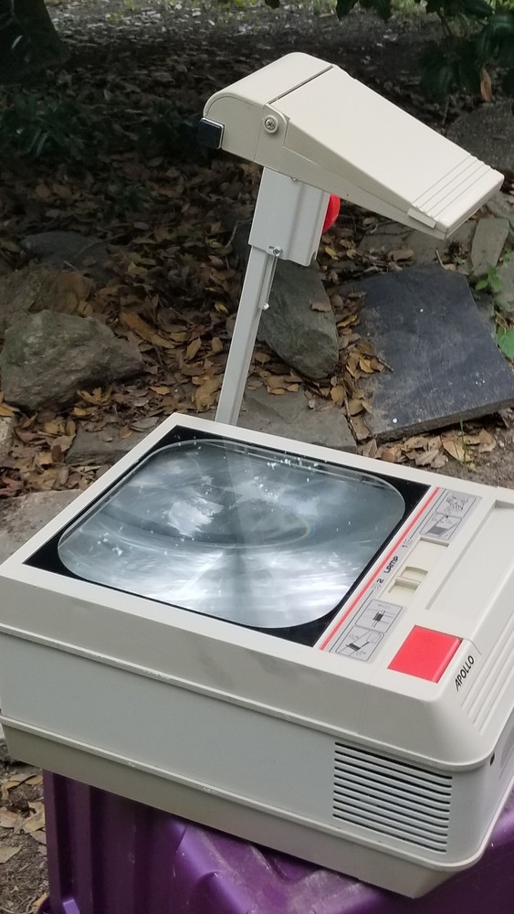VINTAGE APOLLO ECLIPSE EDUCATIONAL OVERHEAD PROJECTOR SCHOOL ROOM