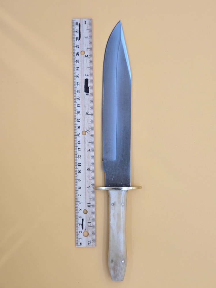 Coffin Handle Bowie Bone Handle Frontier Pioneers Mountain Man Rendezvous
