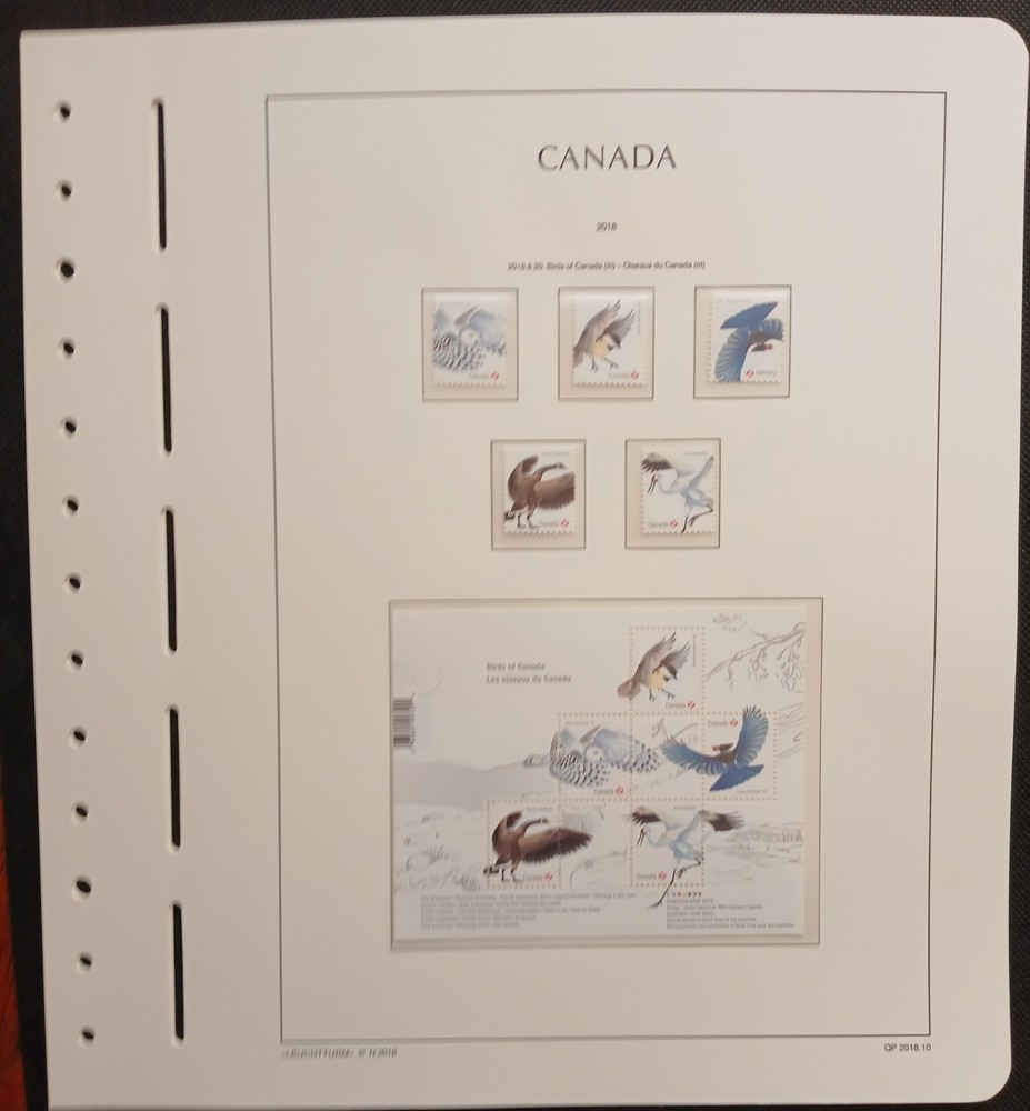 2018 Canada Year Set On Lighthouse/Leuchtturm Hingless Pages