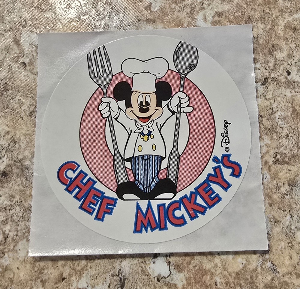 Vintage Chef Mickey Sticker