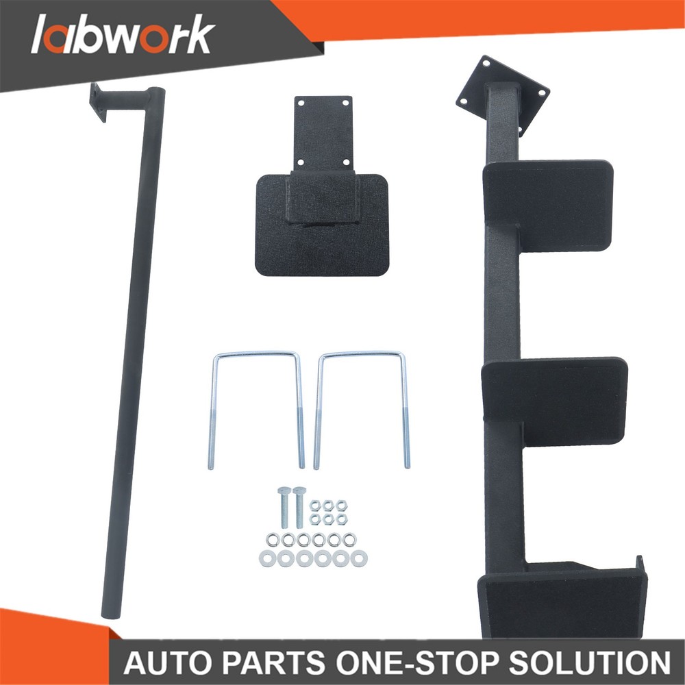 Labwork 3 Step Boat Step Deep ''V'' Boat Trailer Steps Heavy Duty w/ Handle