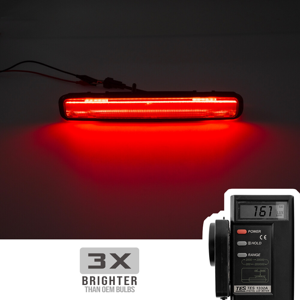 Black Lens LED 3rd Third Brake Stop Tail Light For 2005-2009 Ford Mustang