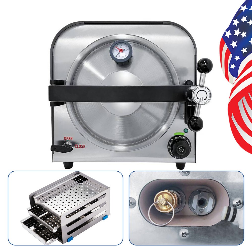 Medical Dental Autoclave Vacuum Steam Sterilizer with Printer/Drying Function