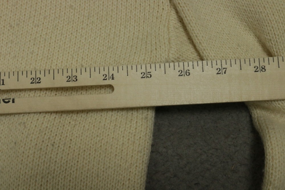 Aelfric Eden Sweater Men's Medium Ivory Knitted Van Gogh Long Sleeve Pullover