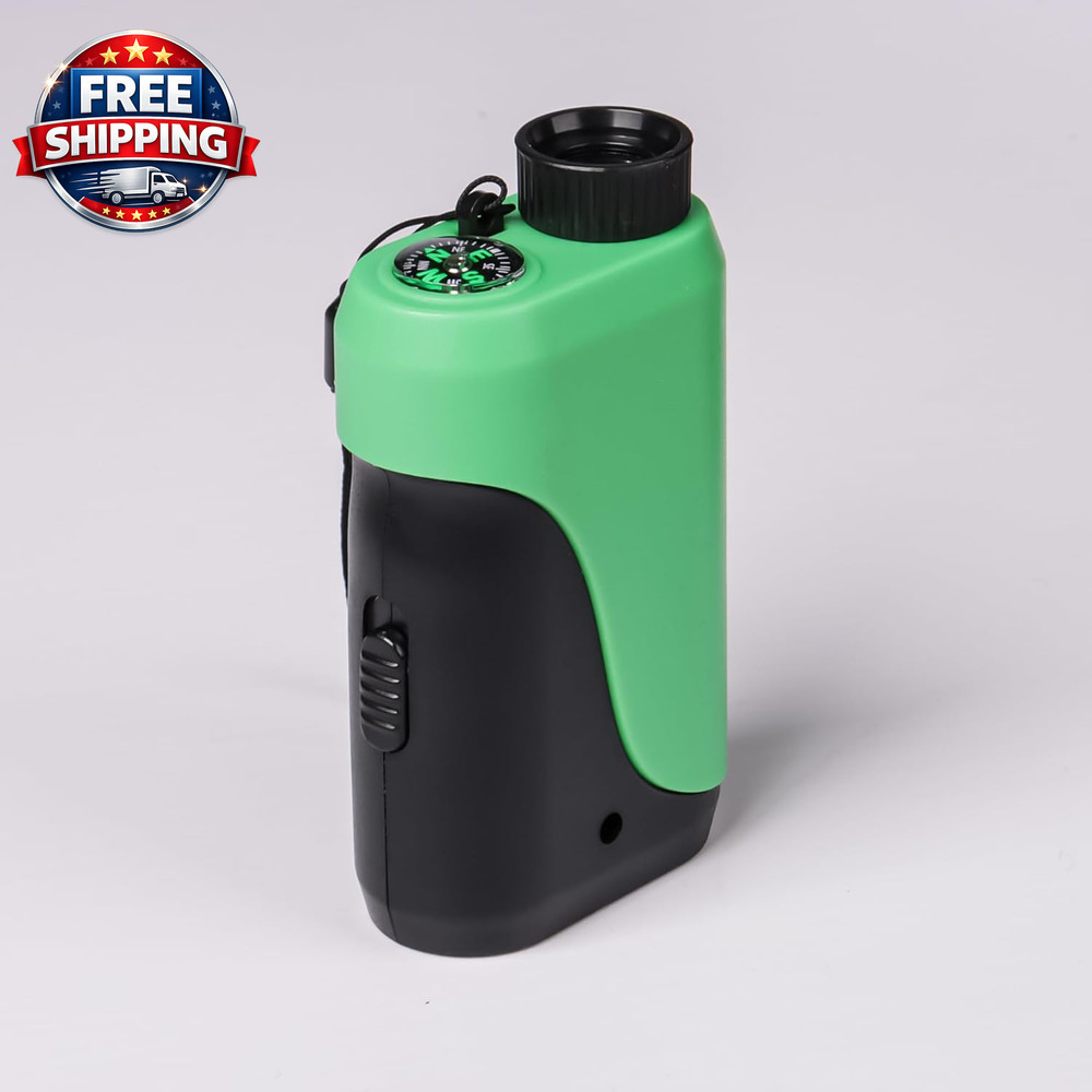 Kids Compact Monocular with Compass & LED Light for Outdoor Adventures