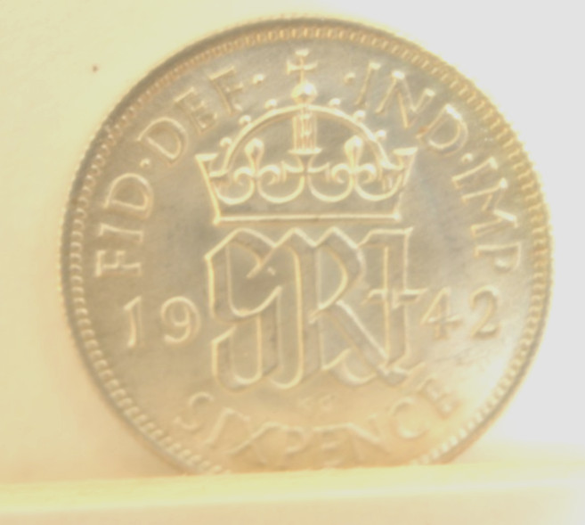 1942 Great Britain 6 pence uncirculated [623-3]