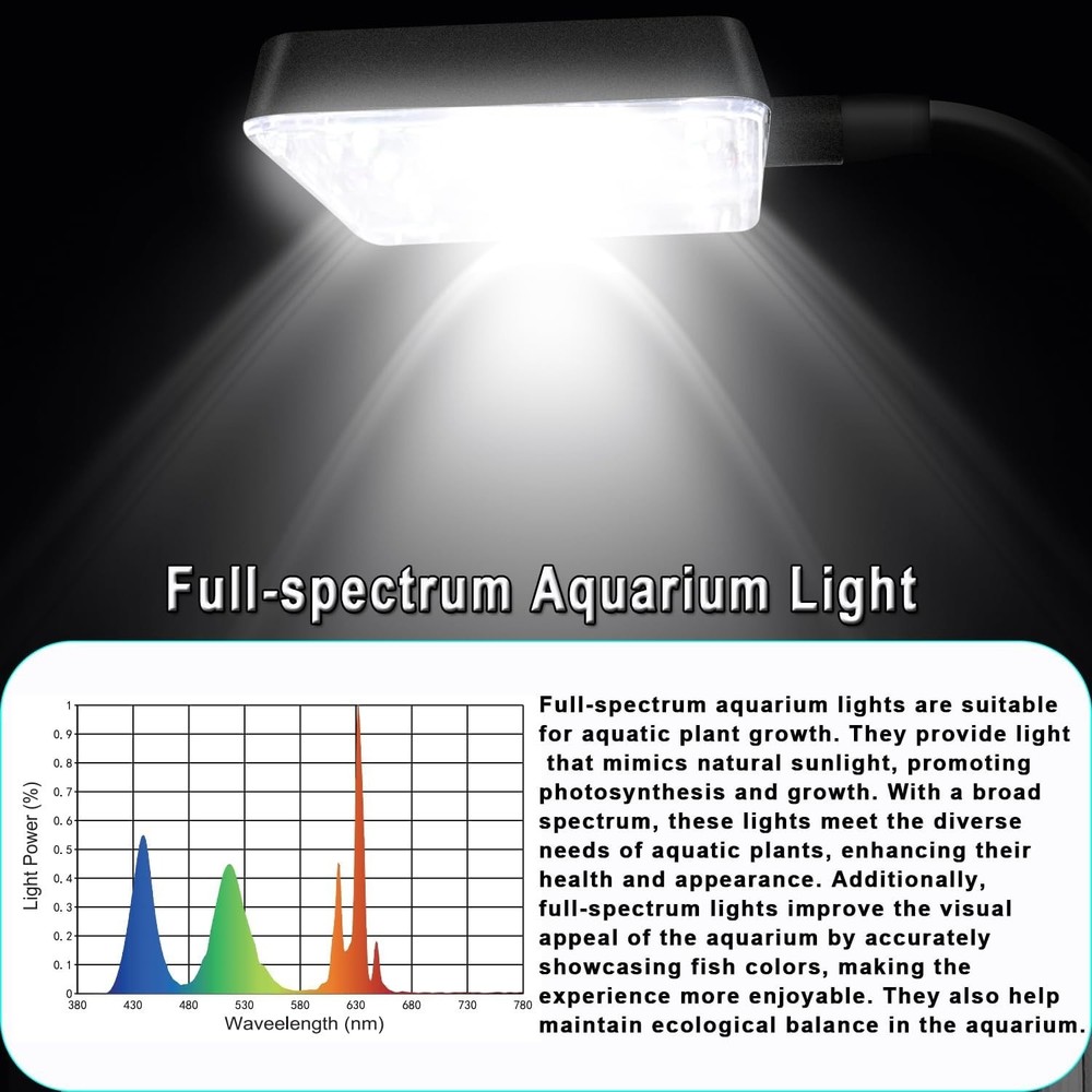 Multi-Functional 3 Gallon Rectangular Aquarium with LED Light & Betta Separator