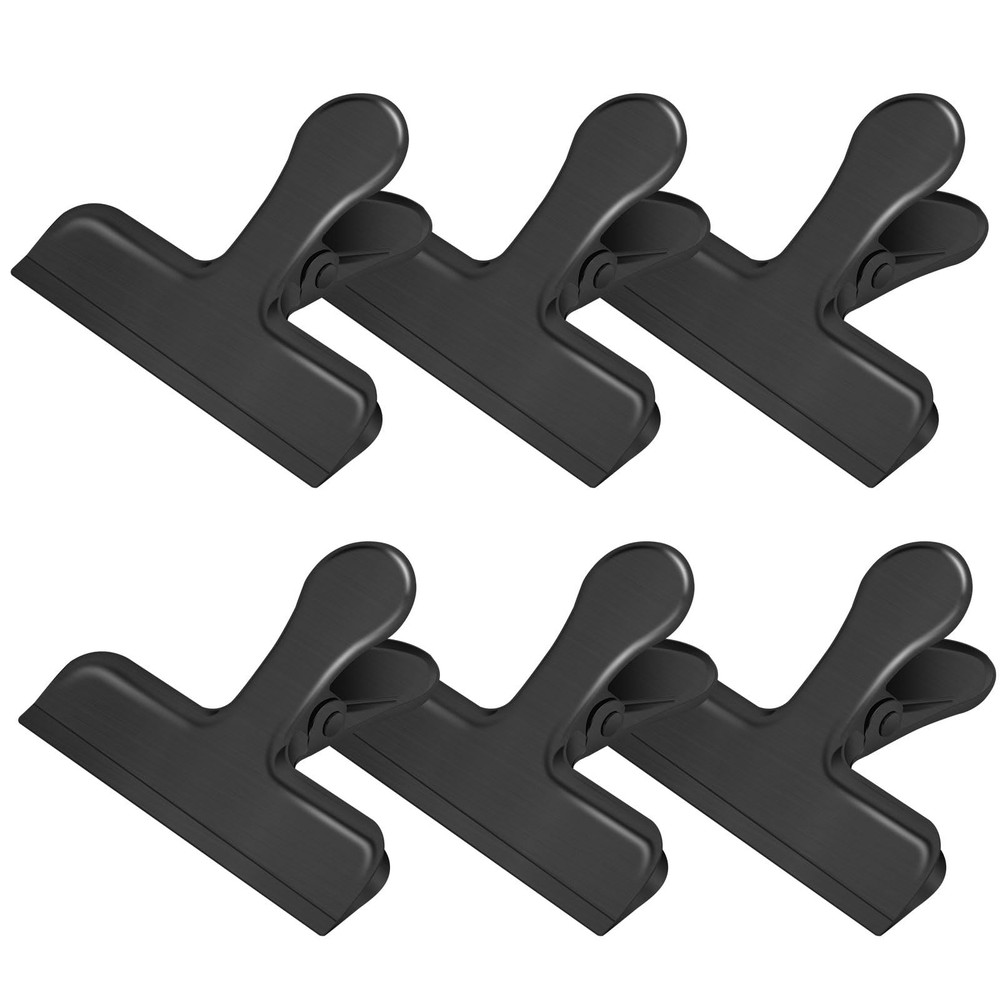Chip Clips, 6 Pack Stainless Steel Bag Clips for Food Storage,Medium Size Chi...