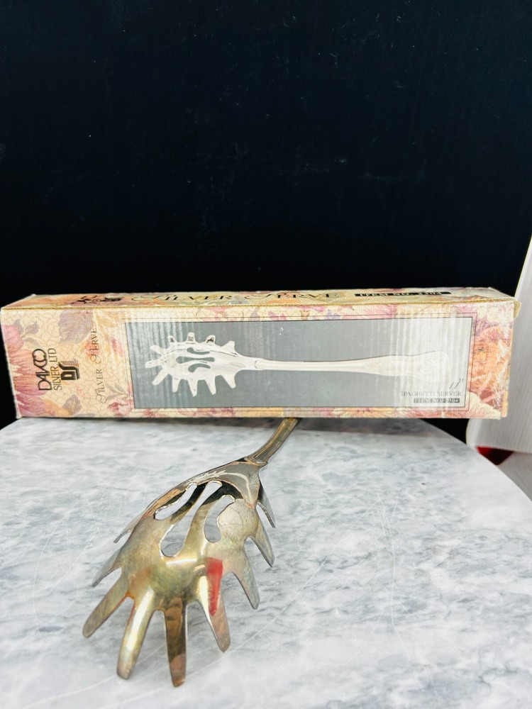 DAVCO SILVER LTD SILVER SERVE 11" spagetti server - NEW *CHECK