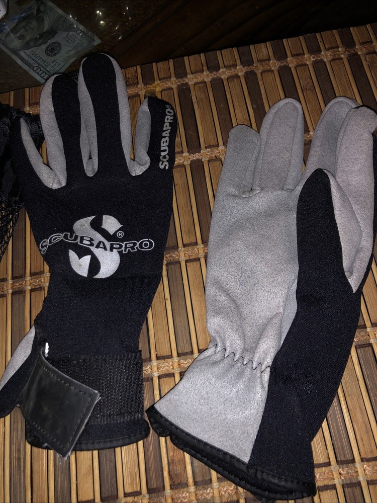 Scubapro dive gloves Small Black & Gray