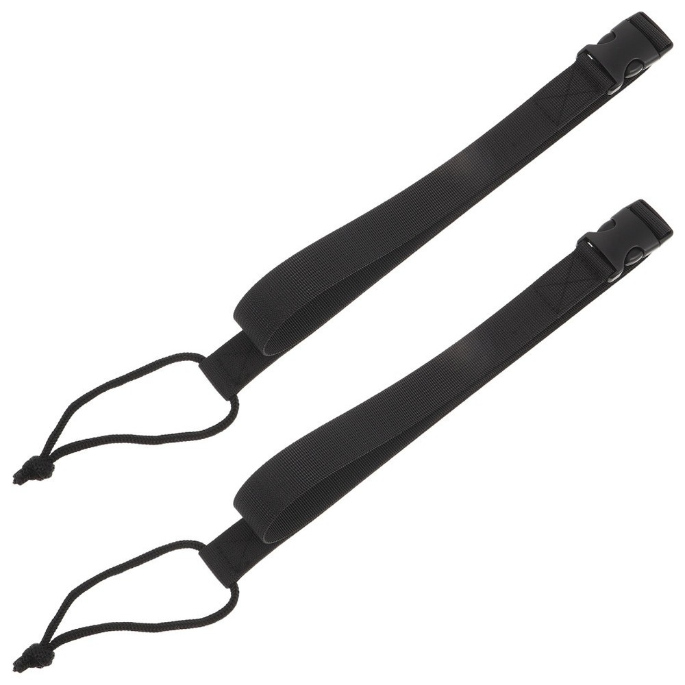 2 Pcs Snowboard Leash Adjustable Straps Safety for Adults Binding