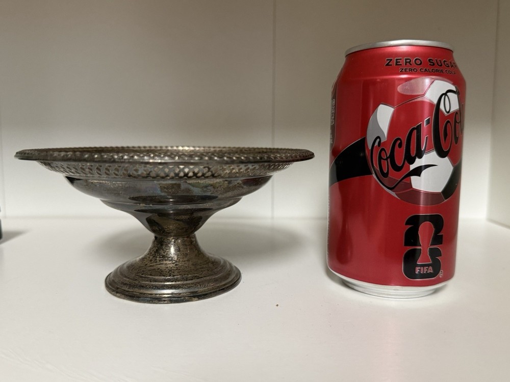 La Pierre Sterling Footed Compote Weighed Reinforced 150g