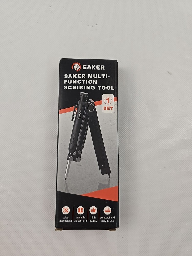 Saker Multi-Function Scribing Tool- Construction Pencil- Aluminum Alloy Scribe T
