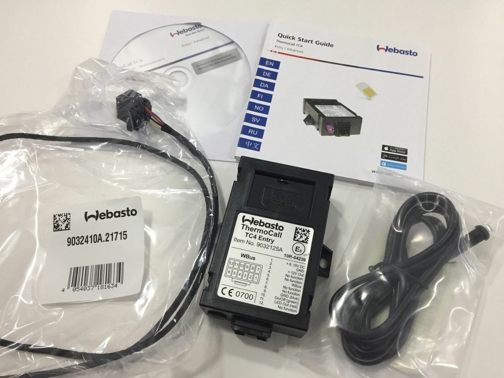 THERMO CALL TC4 ENTRY VON WEBASTO