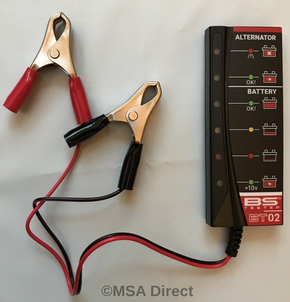 BS Battery - 12 Volt battery and Alternator Tester