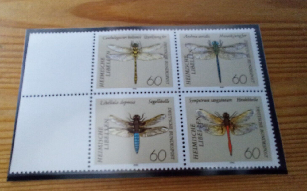 Germany  1991 Insects 60 Pfg Block MNH per scan