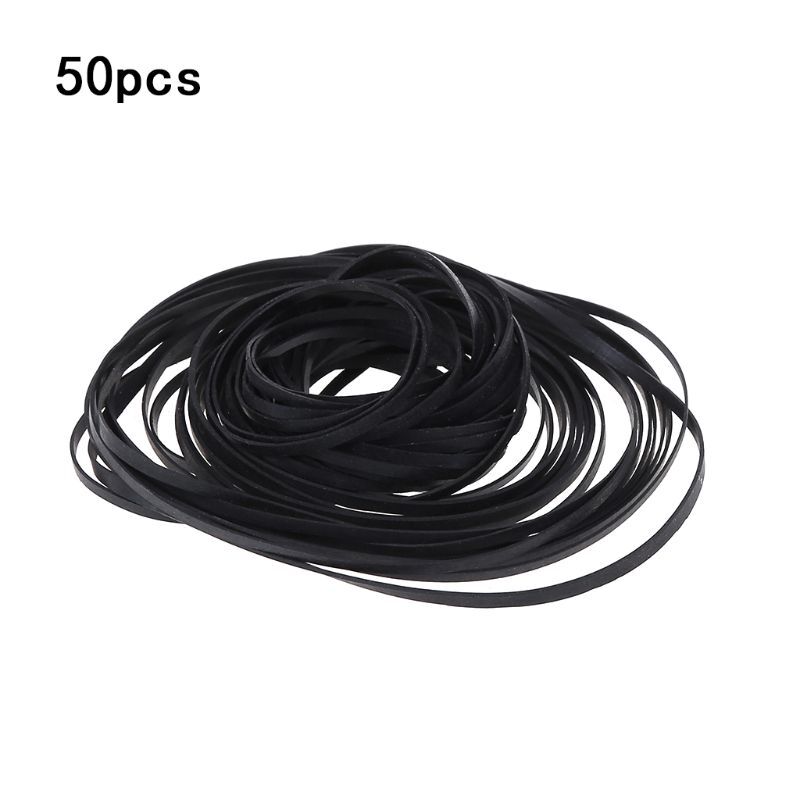 Turntable Belt Rubber Flat Drive Belt for Record Player Walkman DVD Repeater
