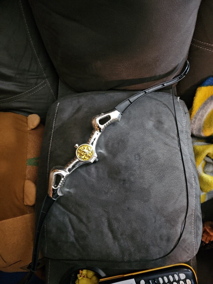 Unbranded Plastic Toy Crossbow- String Stretched Out- 23 Inches