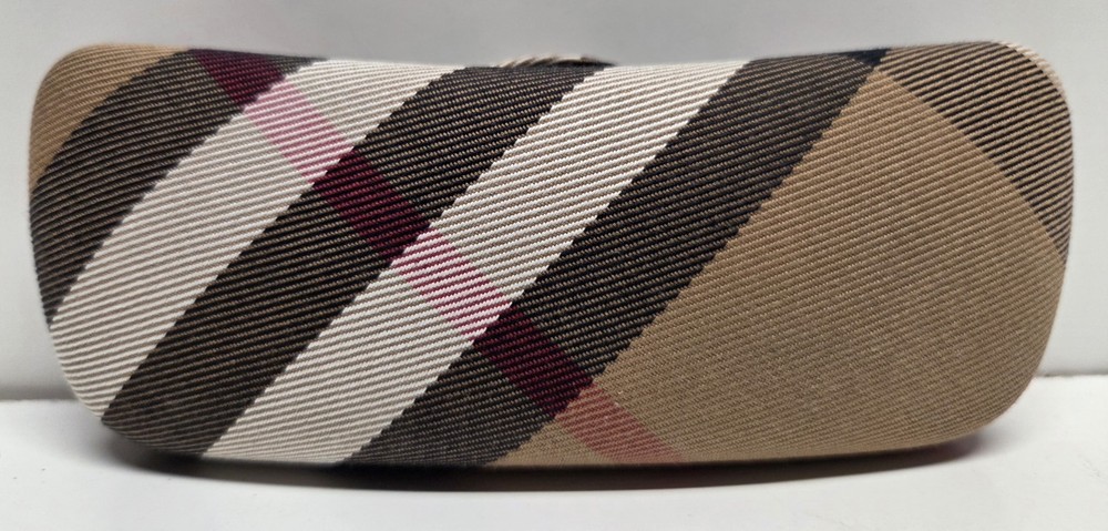 Burberry Nova Plaid Glasses Case Hard Clamshell Small