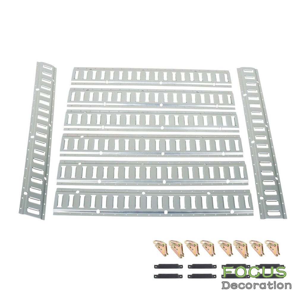 3' E Track Tie Down Enclosed Trailer (24Pack) Horizontal Flexible Multi Purpose