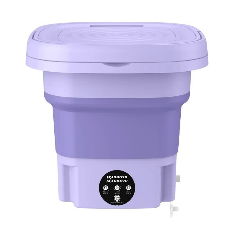 8L Mini Washing Machine Folding Portable Sterilization Drying Laundry Machine
