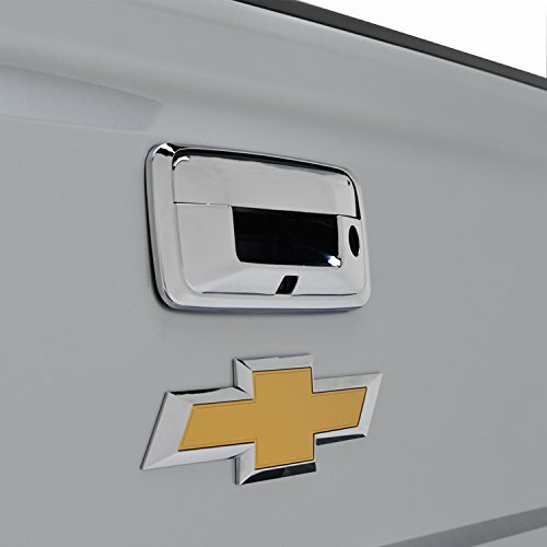 For 2014-2018 Chevy Silverado Chrome Tailgate Handle Covers With Camera Hole