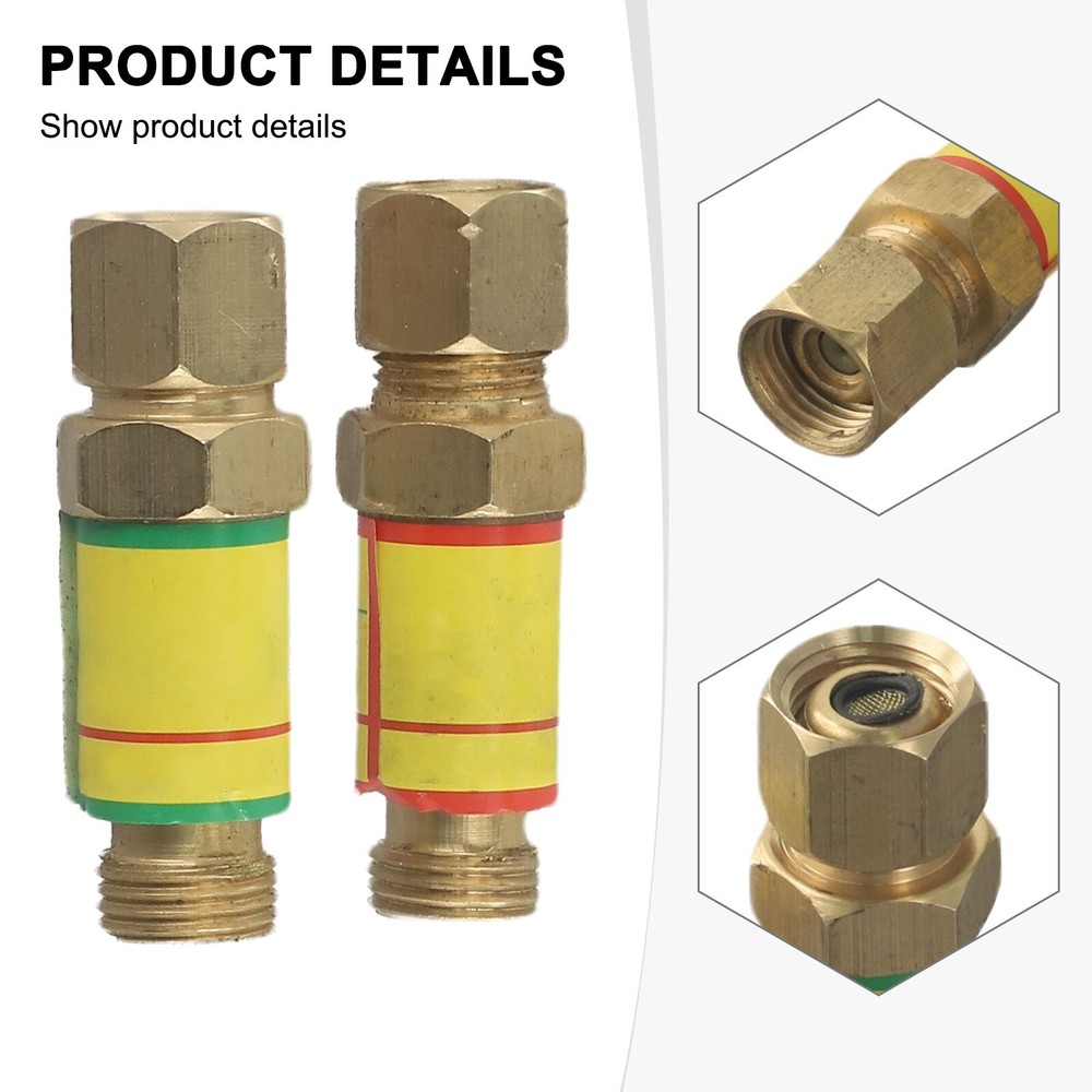 Oxygen+Acetylene Arrestor 1 Set Acetylene Arrestor Arrestor Check Valve