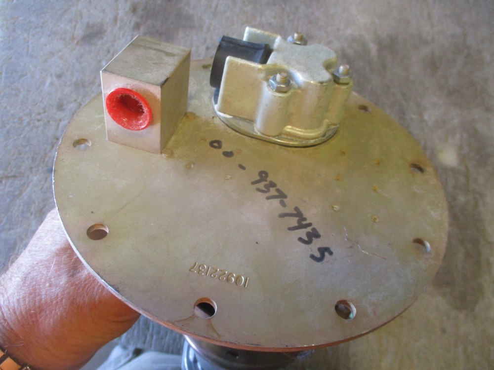 NOS Olympic Model 558 Electric Fuel Pump 24v in 9" Fuel Cell Mount, M35A2 etc.