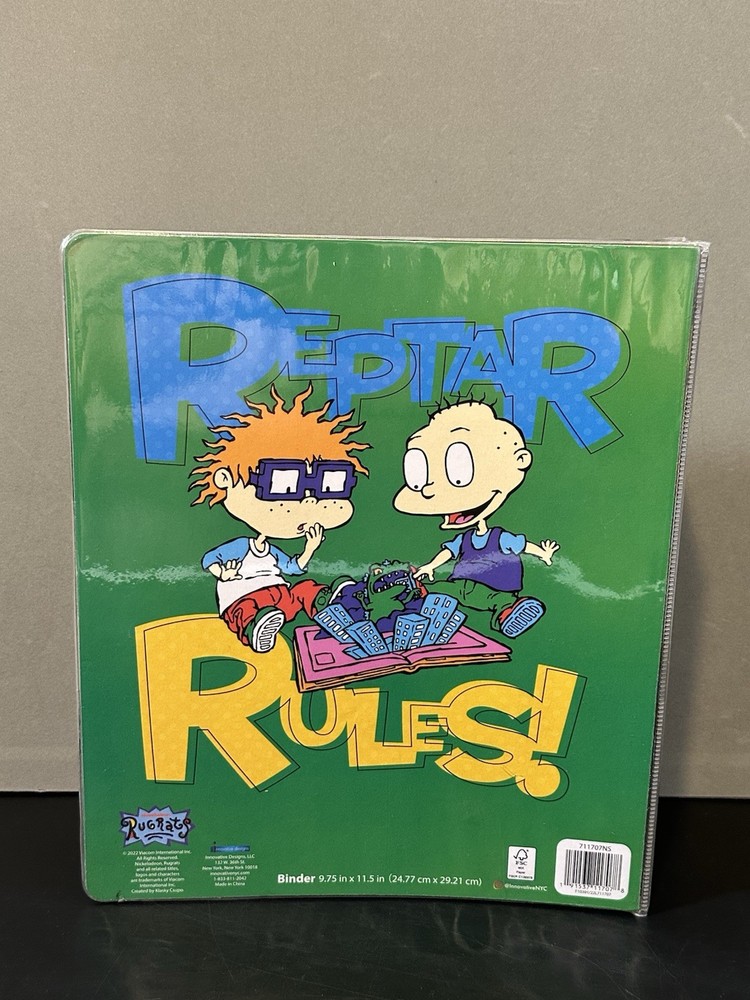 Rugrats Reptar Binder