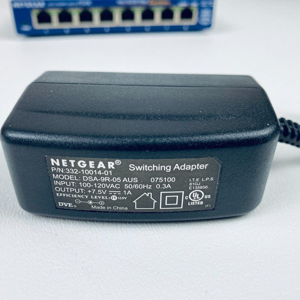 NETGEAR ProSafe 8 Port 10/100 Switch FS108 v2 External Fast Ethernet Switch