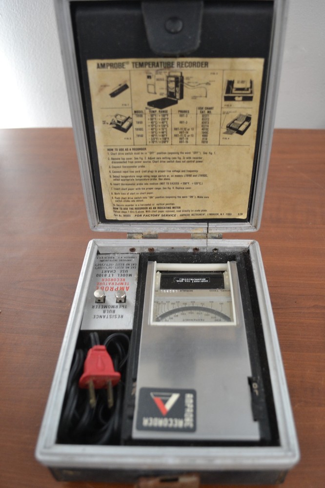 Vintage Amprobe Temperature Recorder Model LT 8100
