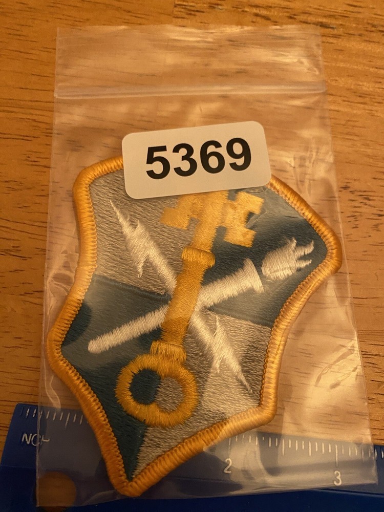 US Army Intelligence And Security Command Subdued Patch Full Color Key INV5369