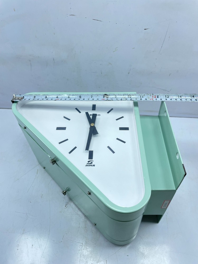 Seikosha MC-018 MC-271 Secondary Dual Face Clock Navigation Marine Triangle