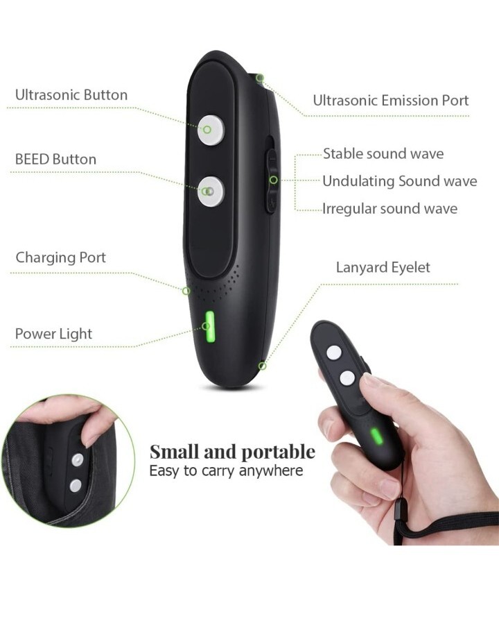 BKVESHI Bark Control Device Dog Behavior Training Tool Control Devices 3 Freq...