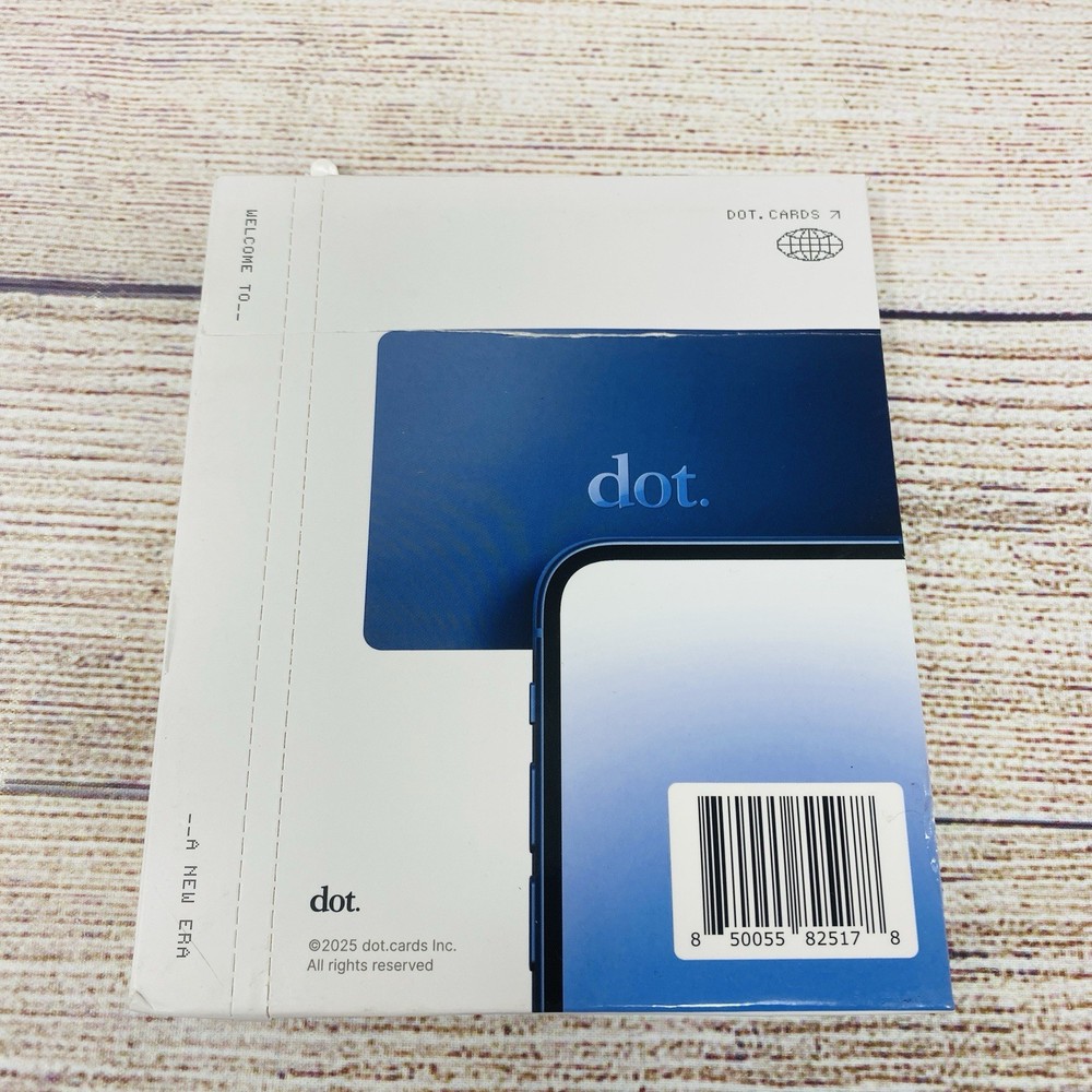 dot. Card - Digital Business Card - Tap Compatible with iPhone & Android (Blue)