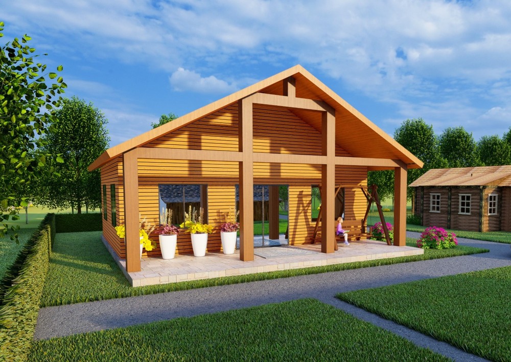 952sqft Tiny Cabin Design Blueprints: Featuring 2 Bedrooms, 1 Bathroom