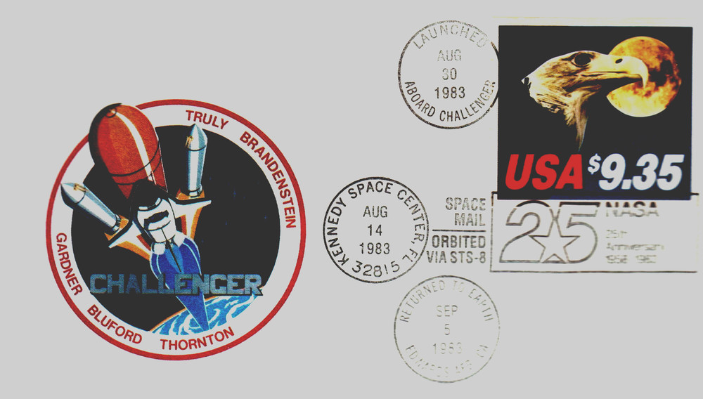 25th  ANNIVERSARY  CHALLENGER  SPACE LAUNCH AUG. 1983 B1506L