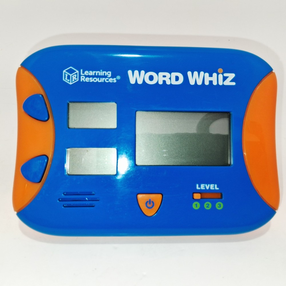 Learning Resources Word Whiz Electronic FlashCard Word Game Handheld Works Great
