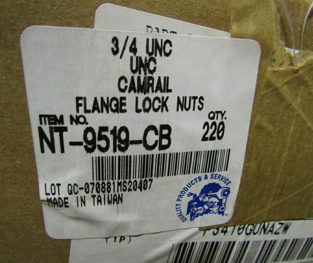 Lot 10 Prevailing Torque 3/4-10 Flanged UNC Hex Lock Nuts Distorted Thread G UNA