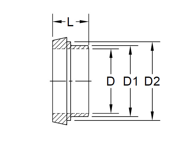 DIN Welding Liner | 65mm - Sanitary SS304 (2 Pack)