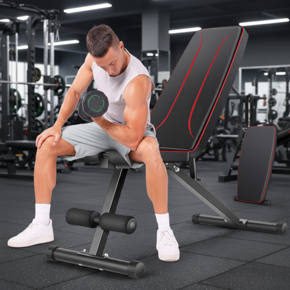 Heavy Duty Adjustable Weight Bench Foldable Utility for Home Strength Training💪