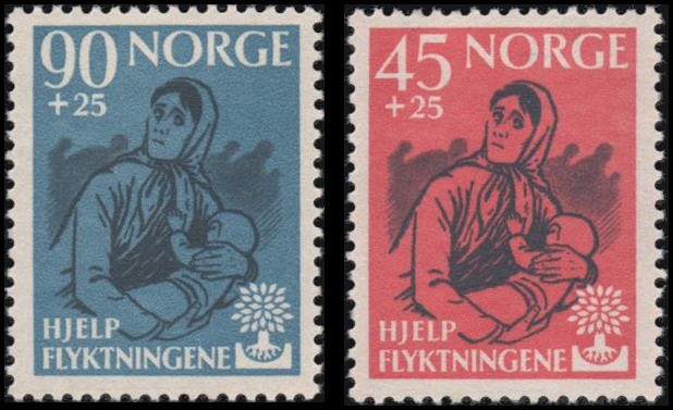 Norway #B64-B65 set MH VF
