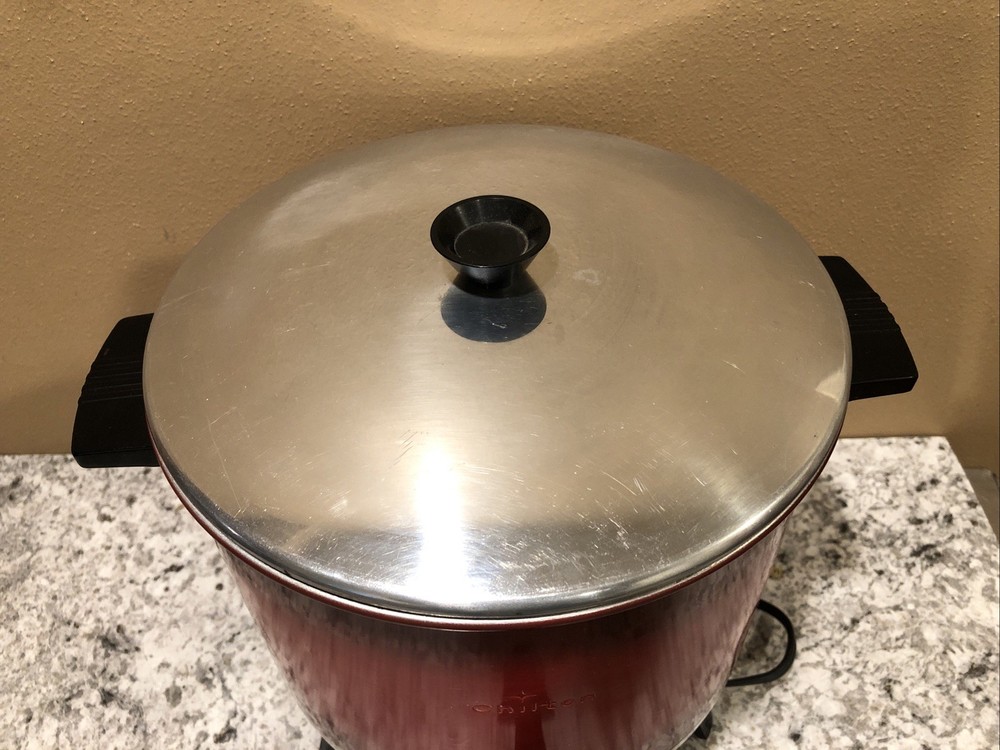 Vintage Chilton Aluminum 30 Cup Automatic Percolator Tested. Brew Light Works