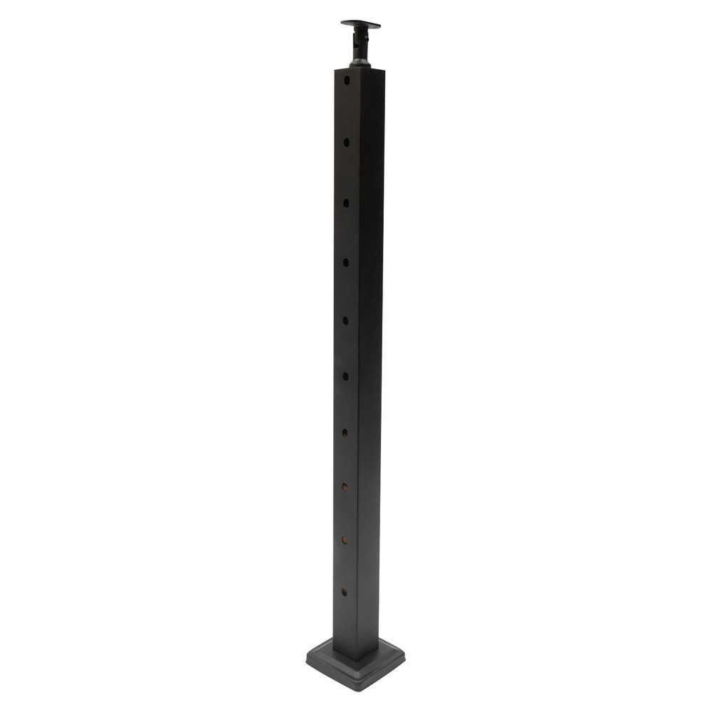 4 Pack Level drilled Cable Railing Post 36"x2"x2" Adjustable Top