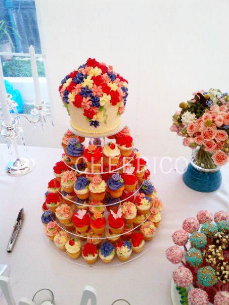 7 Tier Maypole Acrylic Cupcake Stand Cup Cake Tower Tree
