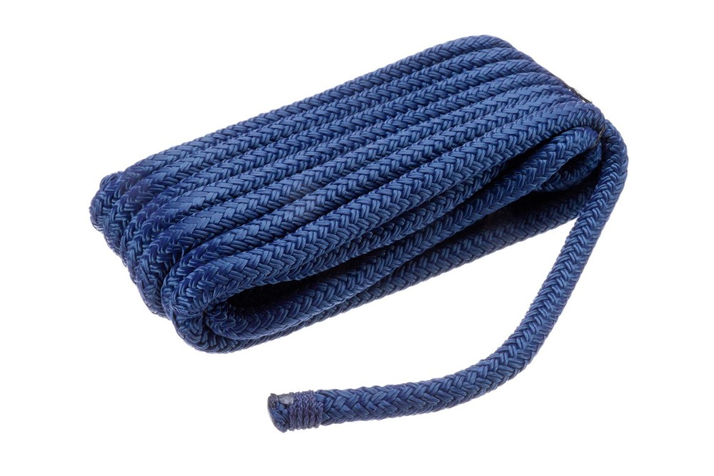 Seachoice 39831 Double Braid Nylon Dock Line 3/8" x 15' Navy