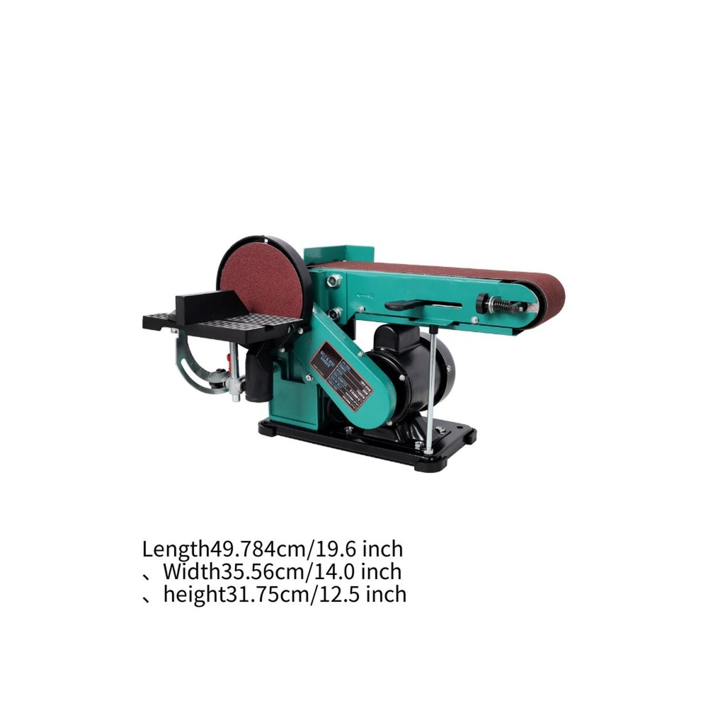 Steel Frame Belt Sander and Disc Polisher Combo for Precise Angle Sanding in